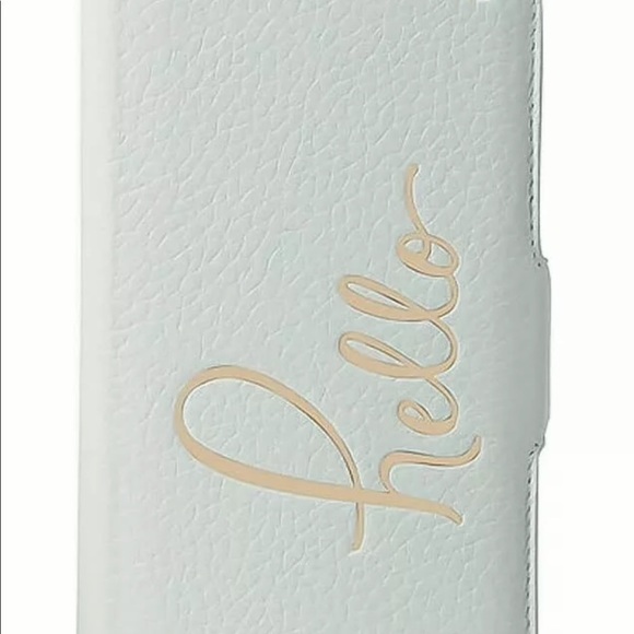 Gorgeous Kate Spade “hello” 2 card iPhone case - Picture 2 of 13